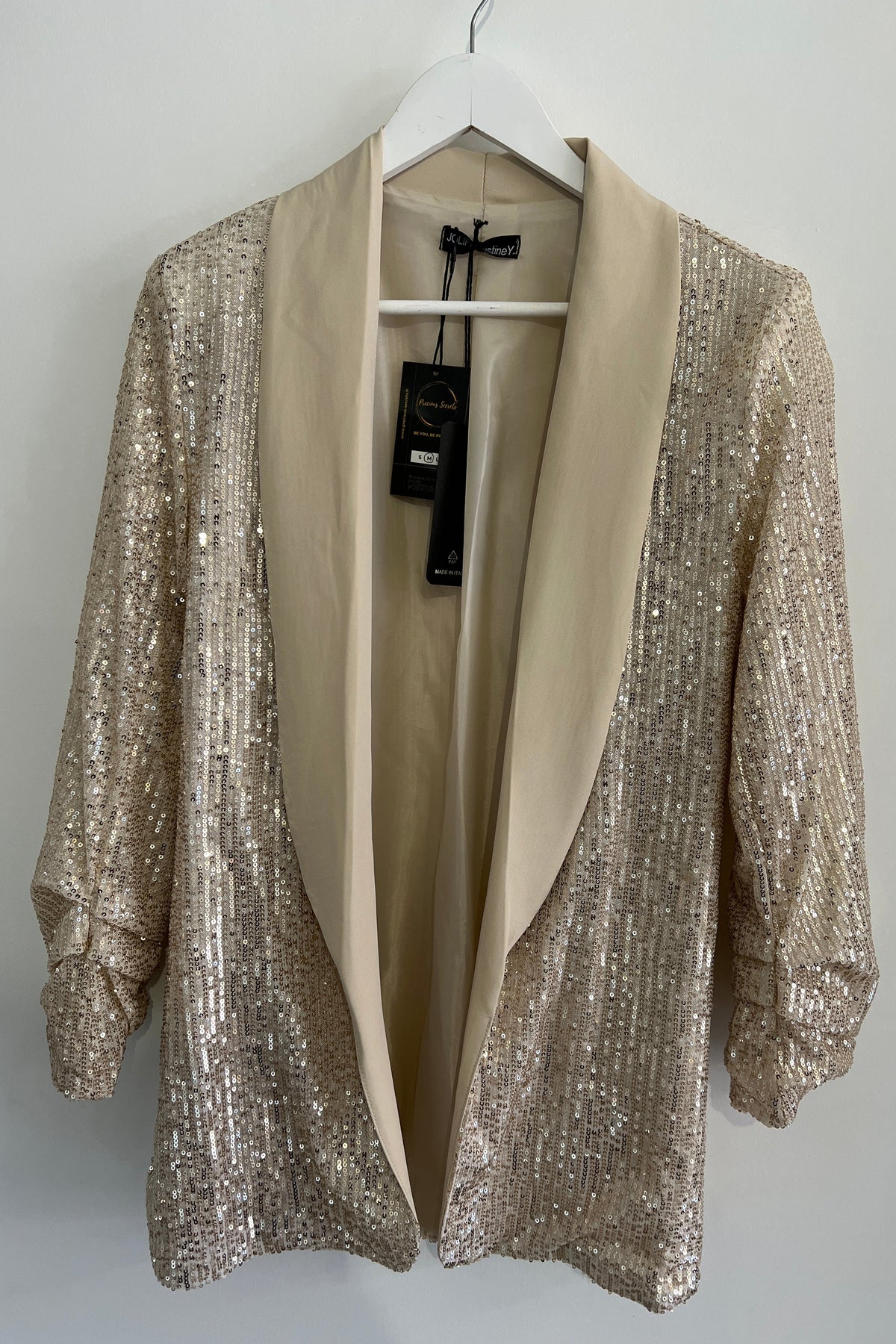 Veste à sequins